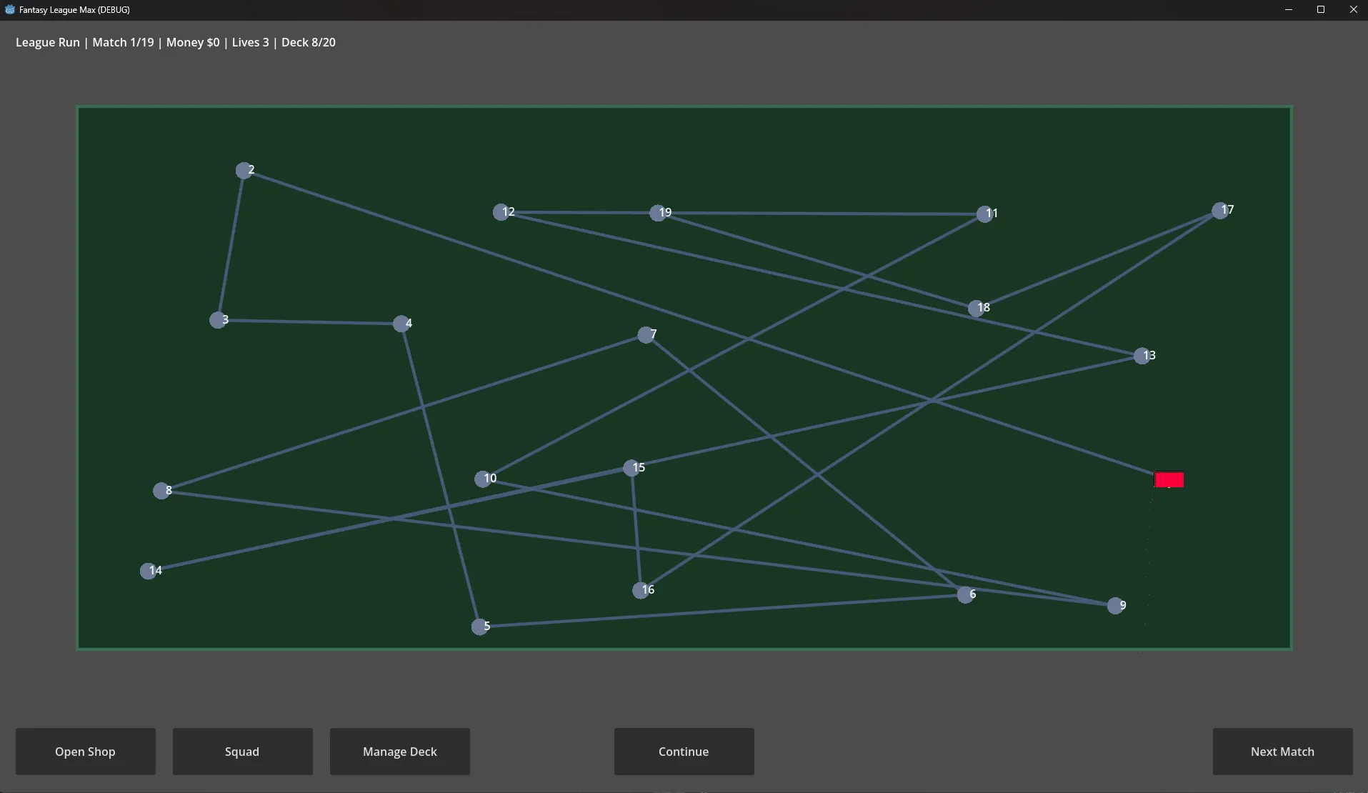 Mapa ligowa i postęp w runie