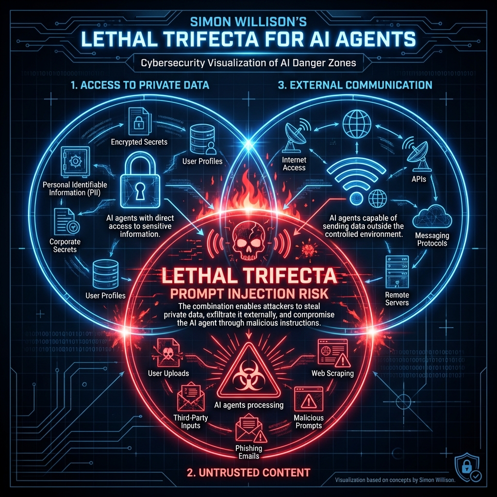 Zabójcza Triada AI Agentów